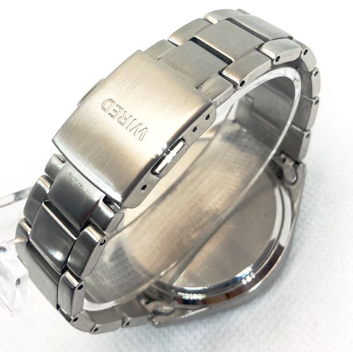 美品 電池新品 送料込 セイコー SEIKO ワイアード WIRED クロノ 美品 電池新品 送料込 セイコー SEIKO ワイアード WIRED クロノ