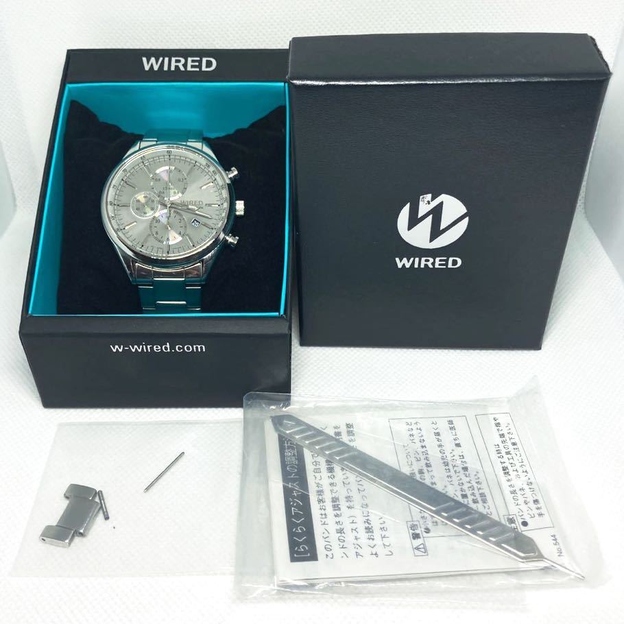 美品 電池新品 送料込 セイコー SEIKO ワイアード WIRED クロノ 美品 電池新品 送料込 セイコー SEIKO ワイアード WIRED クロノ