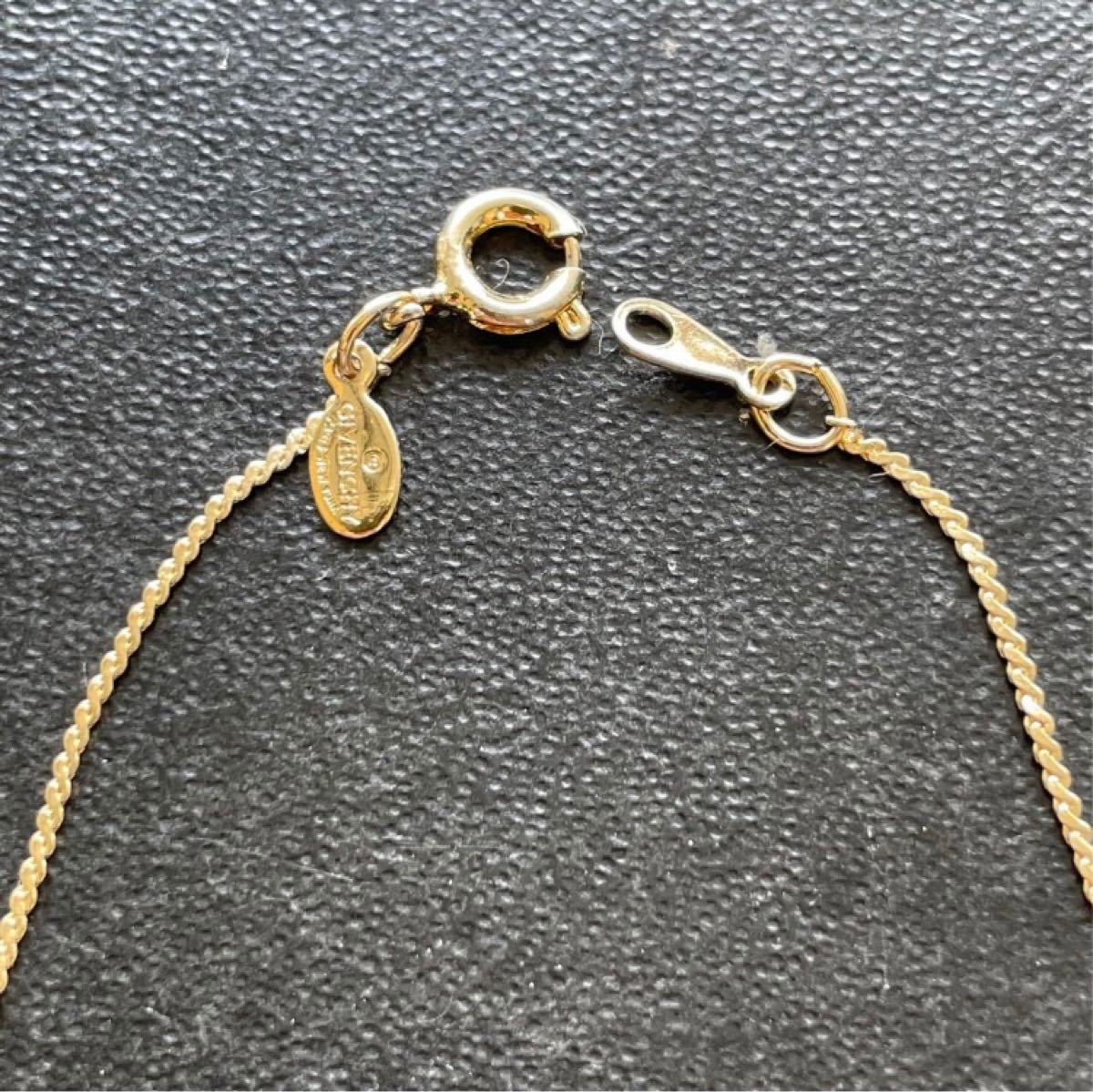 VINTAGE GIVENCHY ジバンシィ Gロゴ チェーンネックレス 刻印 VINTAGE GIVENCHY ジバンシィ Gロゴ チェーンネックレス 刻印