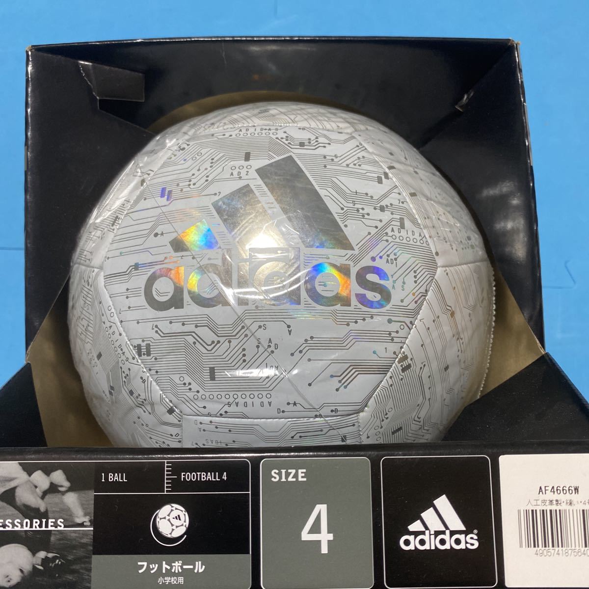 Новый футбольный мяч adidas № 4 Adidas Soccerball Game Ball Matchball Replica Club вход в белое серебро для начальной школы