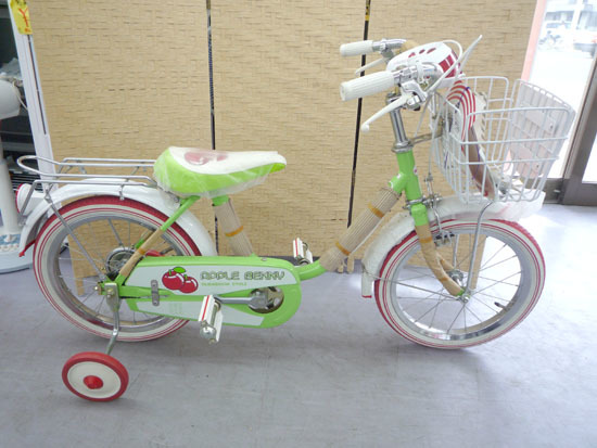 希少！昭和 レトロ 山口ベニーサイクル 16インチ 子供用自転車 アップルベニー16 C-U 16B やまぐちりんごシリーズ デッドストック品 札幌市_画像1