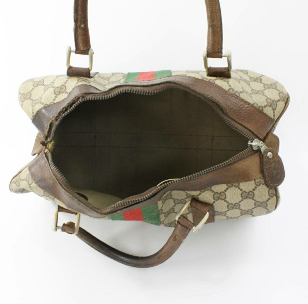 GUCCI オールドグッチ シェリーライン ヴィンテージ ボストン GUCCI オールドグッチ シェリーライン ヴィンテージ ボストン