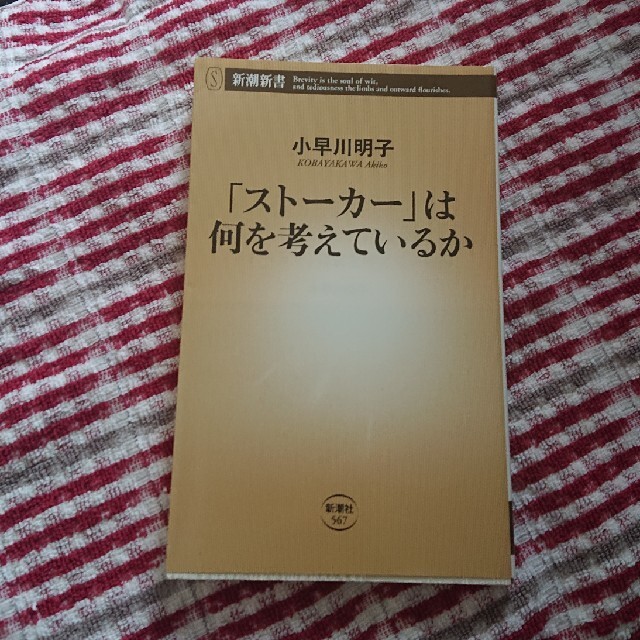 「ストーカー」は何を考えているか (新潮新書) 