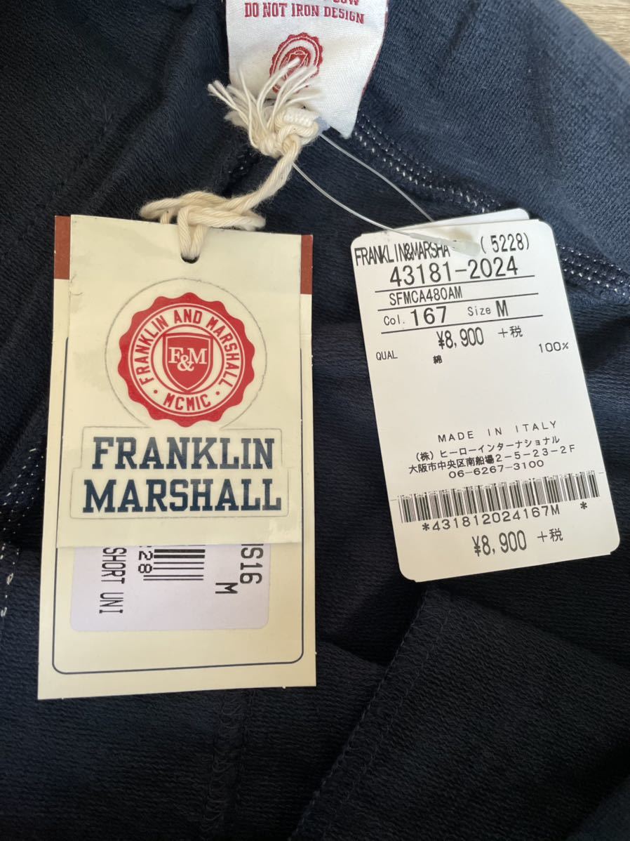 ★値下げ　新品　未使用　FRANKLMIN MARSHALL ハーフパンツ★フランクリンマーシャル　メンズ　ファッション　半ズボン　タグ付き