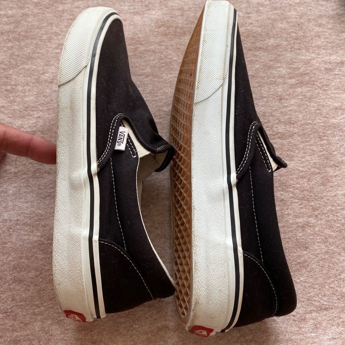 VANS スリッポン 黒 28cm