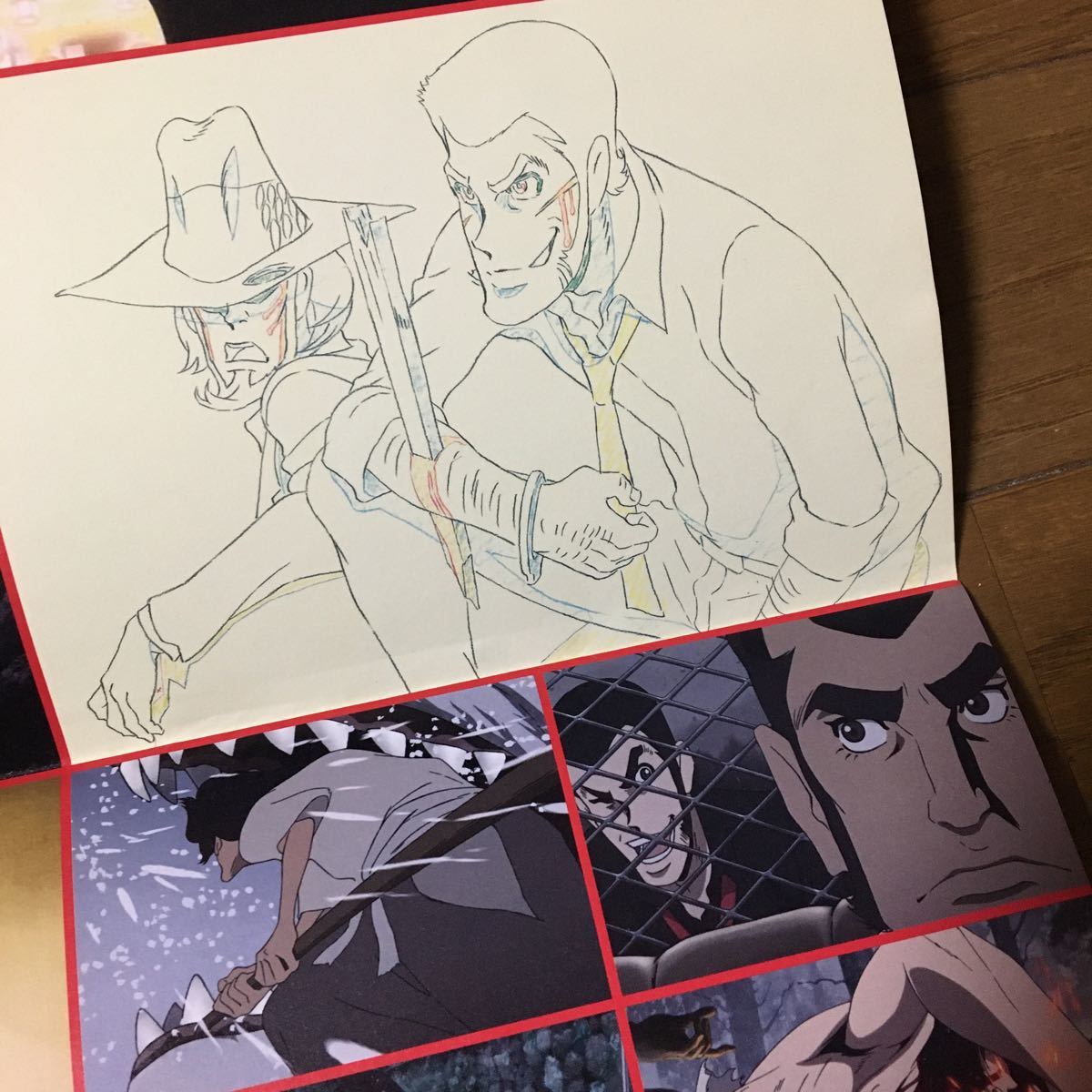 血煙の石川五ェ門 パンフレット ポスターリーフ ポスター モンキーパンチ ルパン三世 LUPIN THE IIIRD ポスター　原画　設定　映画