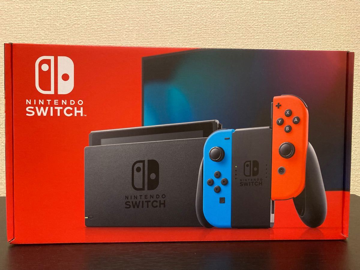 【新品未開封品  送料無料】Nintendo Switch 本体 Joy-Con(L) ネオンブルー/(R) ネオンレッド