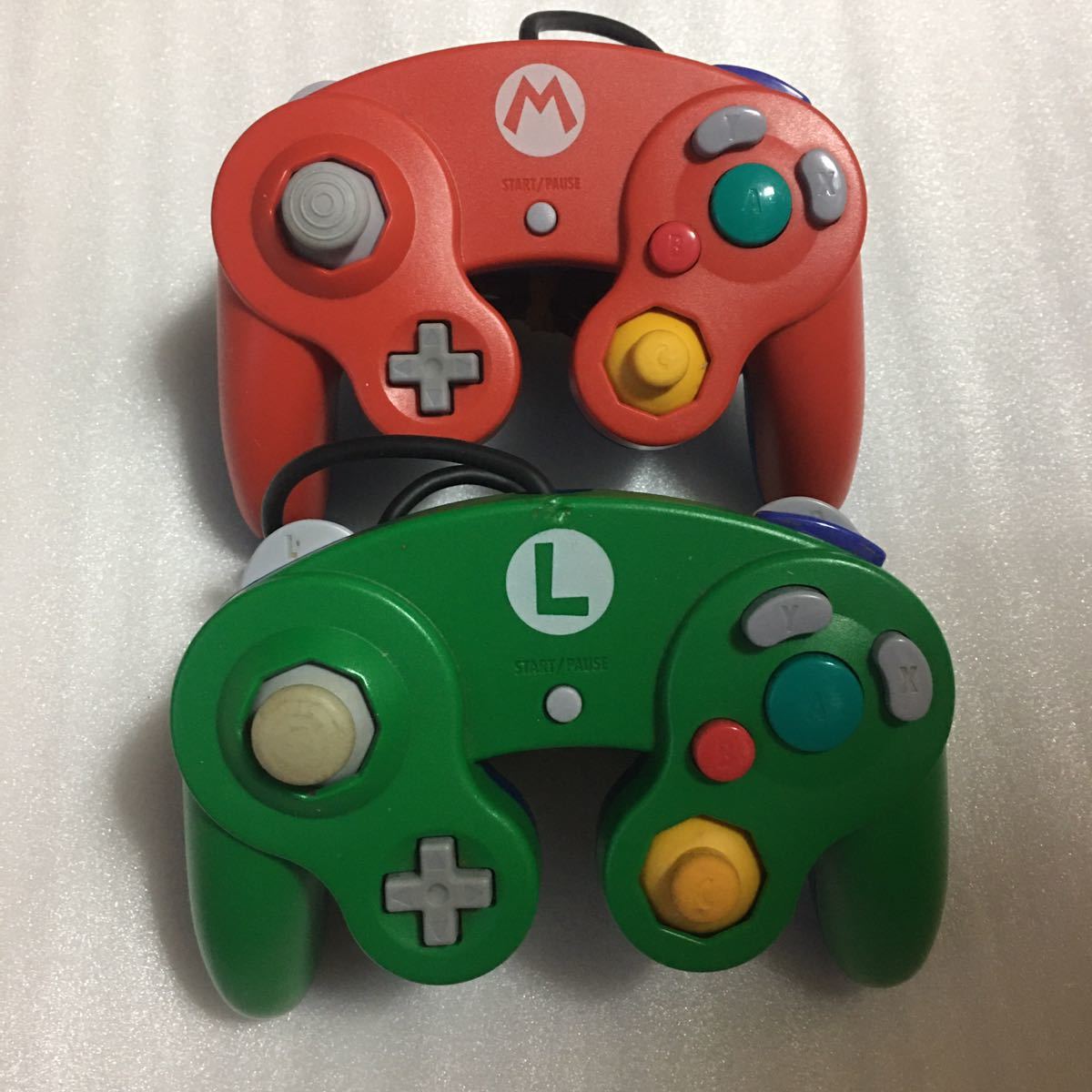 GC Game Cube Club Nintendo controller Mario + Louis -ji2 pcs. set 