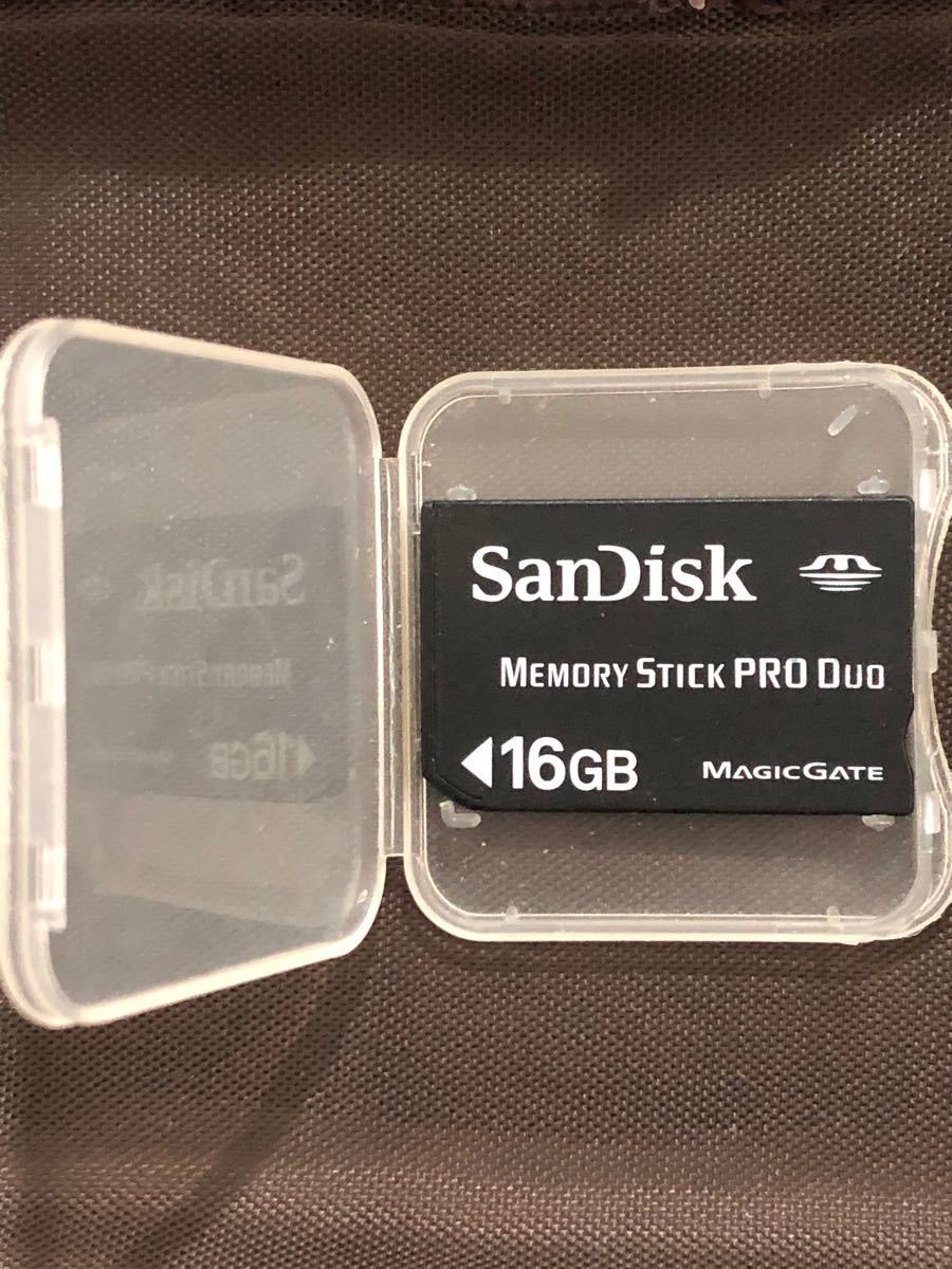 メモリースティックPRO Duo SanDisk16GB PSP使用可