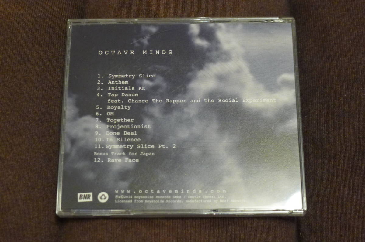 Octave Minds (Chilly Gonzales & Boys Noize) - Octave Minds 国内盤帯解説付 / Chance The Rapper参加_画像2