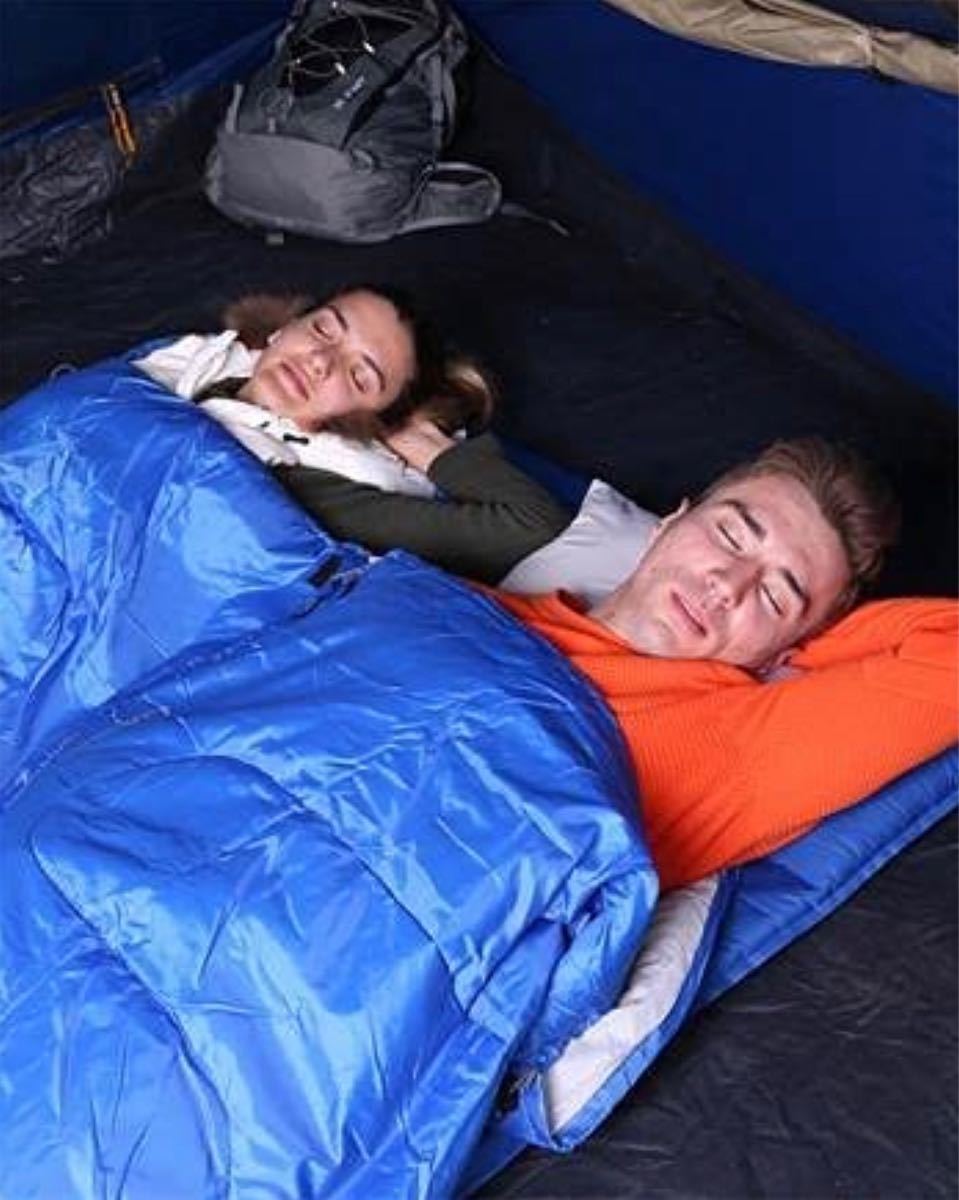 寝袋 コンパクト キャンプ アウトドア 夏用 シュラフ 登山 車中泊 軽量