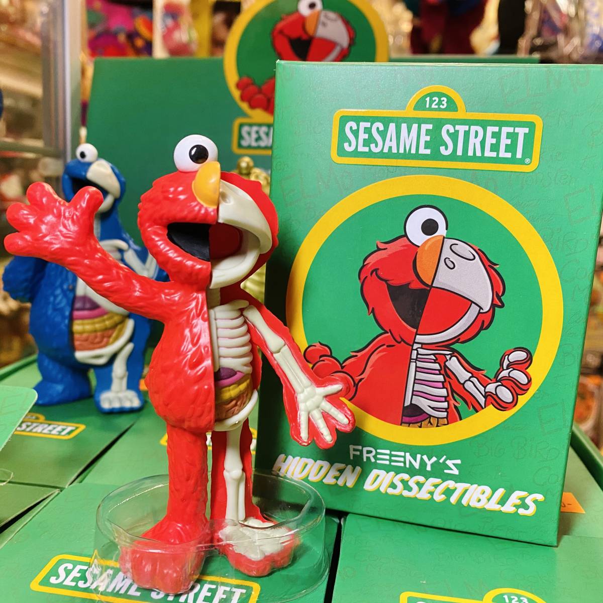 Sesame Street Freeny’s Hidden Dissectibles セサミストリート 半分骨 フィギュア エルモ トイ おもちゃ mighty jaxx_画像1