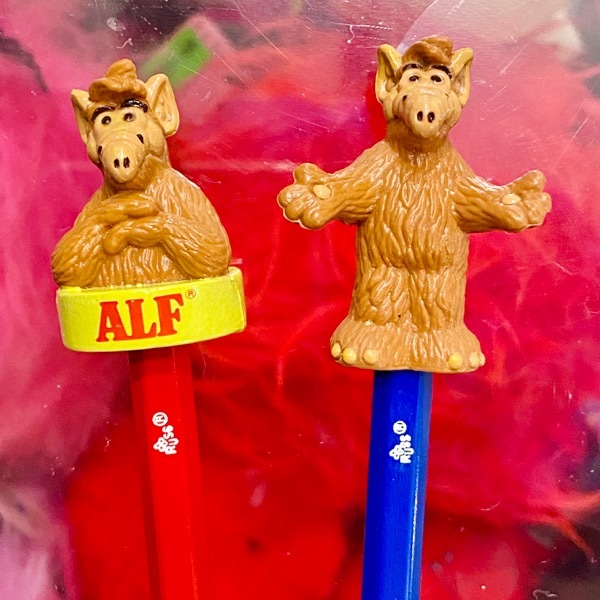 ALF Alf PVC attaching pencil 2 pcs set american character Ame Cara America miscellaneous goods american miscellaneous goods 