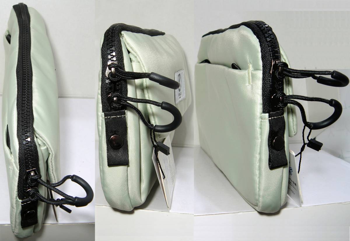 стоимость доставки 350 иен ~( быстрое решение. бесплатная доставка ) новый товар ti- Kelly водоотталкивающий плечо небольшая сумочка IVORY сцепление ручная сумочка нейлон D.KELLY оттенок зеленого слоновая кость 
