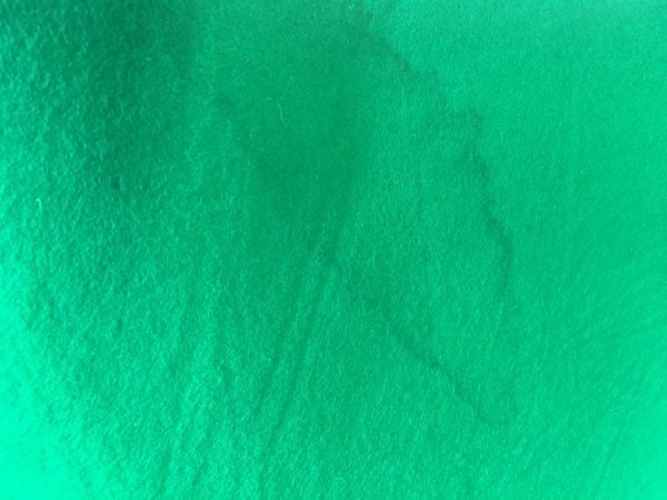 (送料無料！沖縄離島は除く) ■フェルト 毛氈 約4.9m×0.9m×2枚セット■緑色 (端破れあり)■C-916 (5)_画像3