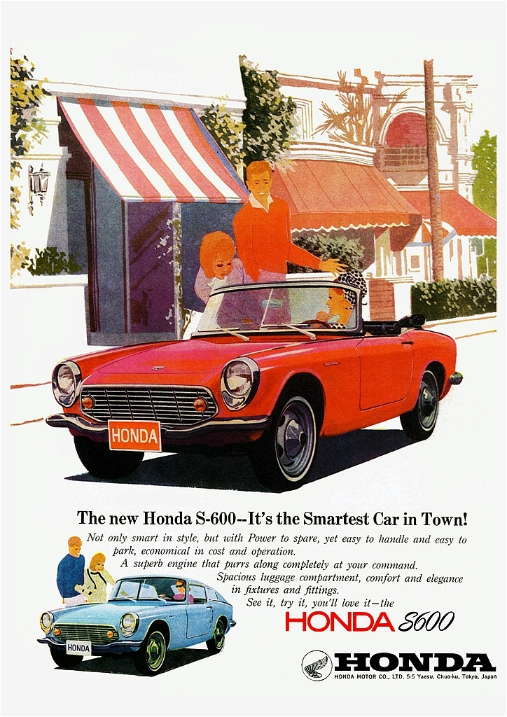 ヤフオク ポスター 1966 ホンダ S600 クーペ カナダ版 広 ヤフオク ポスター 1966 ホンダ S600 クーペ カナダ版 広