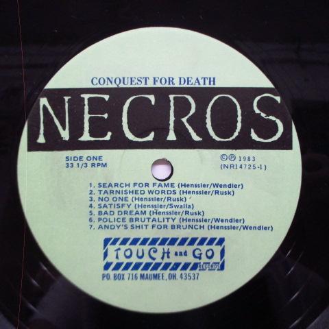 NECROS-Conquest For Death (US Orig.LP+Poster) 3