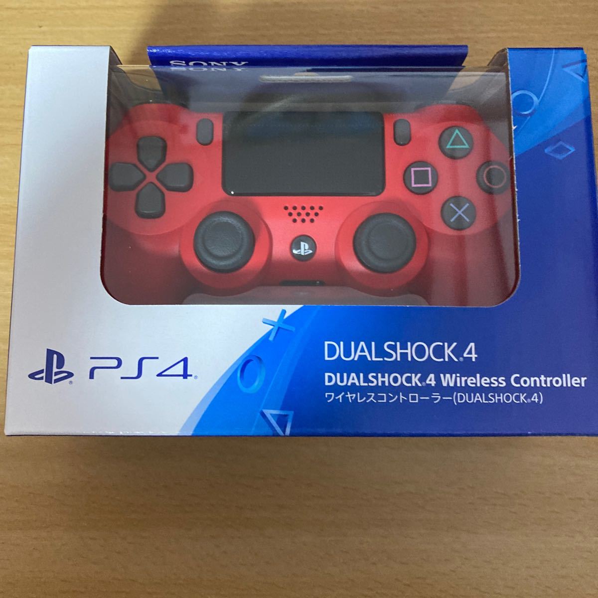 ps4 コントローラー　レッド　新品未開封