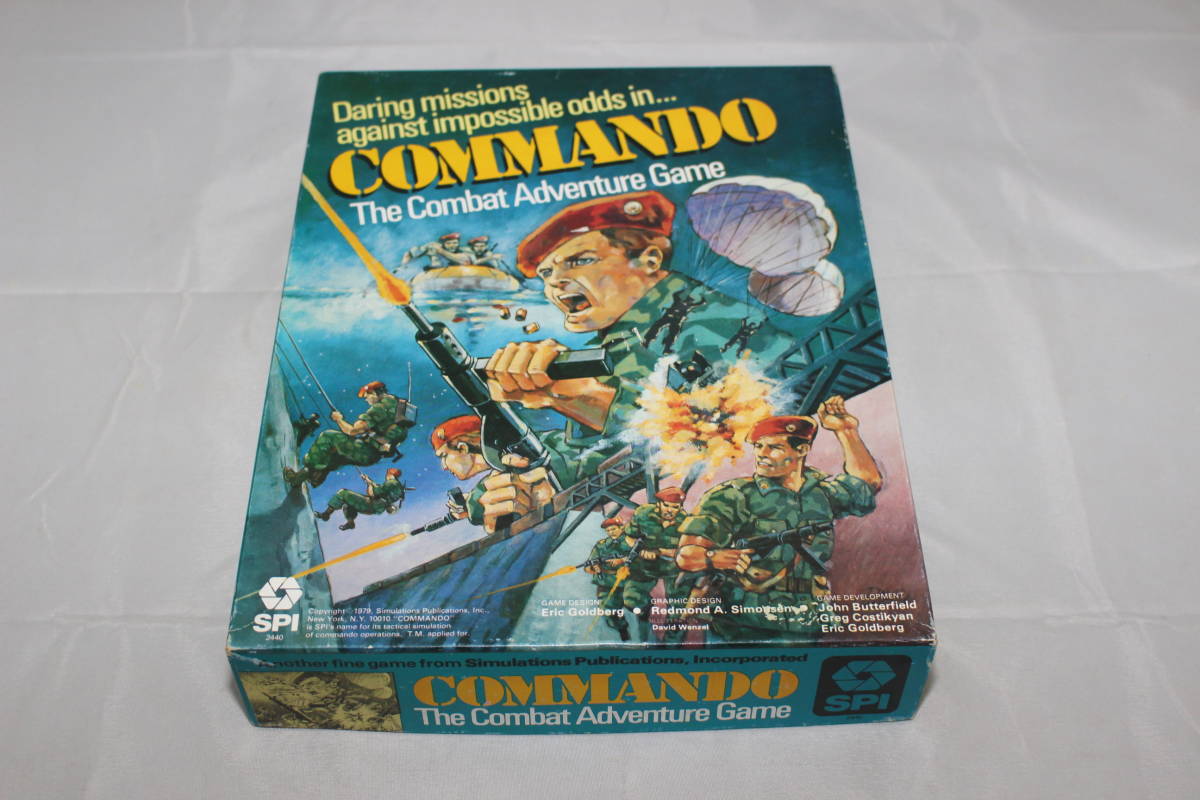 (SPI)COMMANDO コマンド、現代戦のRPG、ユニークなゲーム