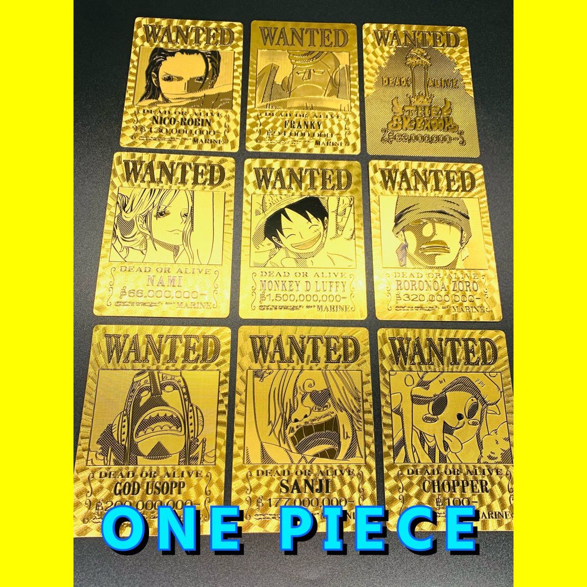 Paypayフリマ ワンピース One Piece ゴールド 手配書 カード 金 ルフィー ゾロ 麦わら フィギュア Paypayフリマ ワンピース One Piece ゴールド 手配書 カード 金 ルフィー ゾロ 麦わら フィギュア