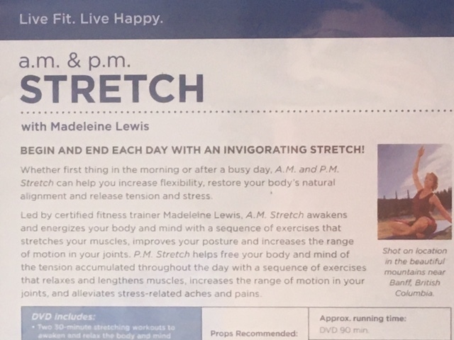 a.m. & p.m. Stretch with Madeleine Lewis ストレッチ フィットネス ワークアウト DVD 美品_画像4
