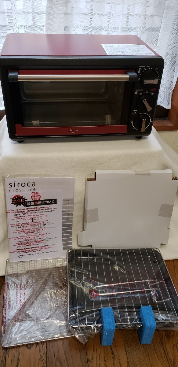 シロカ　コンベクションオーブン　SCO-213　レッド　siroca 小型オーブン　未使用品
