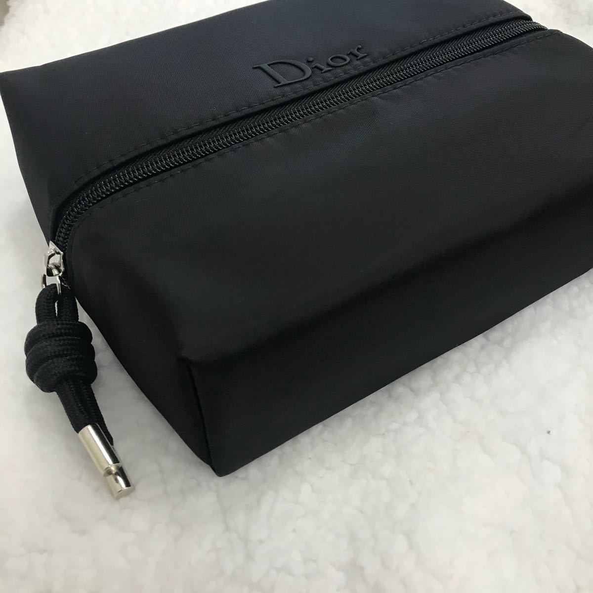 るんさん専用    Dior クリスチャンディオール トラベルポーチ  コスメポーチ ブラック 非売品  ディオールポーチ 