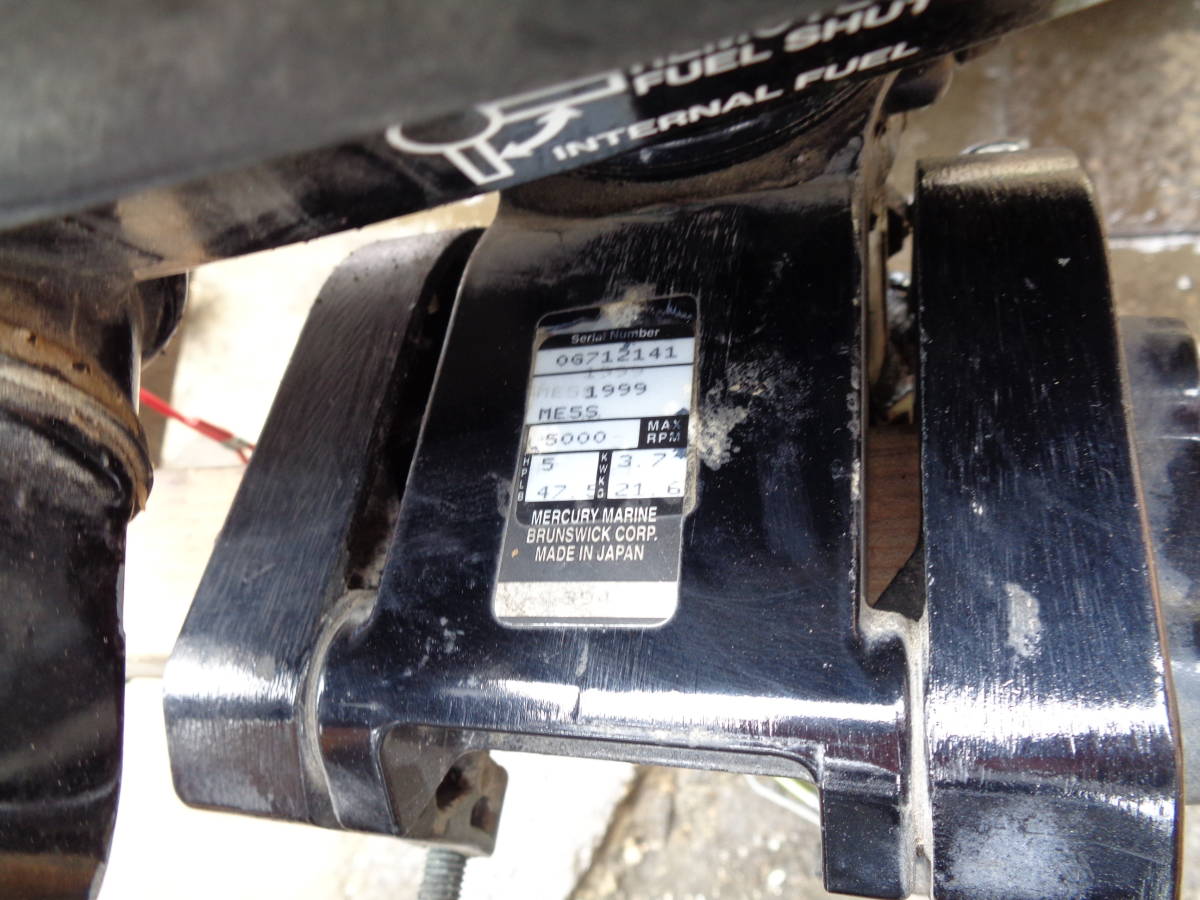 MK2555 マーキュリー MERCURY 394 5馬力2ストローク TMC T.M.C 小型