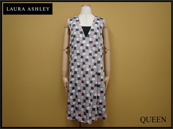 LAURA ASHLEY london ワンピース・3◆ローラアシュレイロンドン/総柄/21*6*4-33_画像1