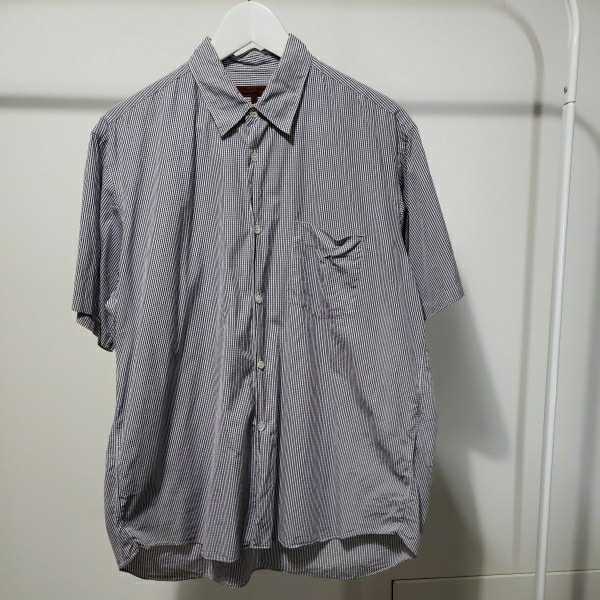 COMME des GARCONS HOMME DEUX Comme des Garcons Homme du graph check short sleeves shirt button down check shirt M size 