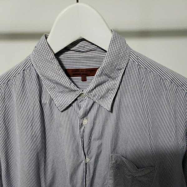 COMME des GARCONS HOMME DEUX Comme des Garcons Homme du graph check short sleeves shirt button down check shirt M size 