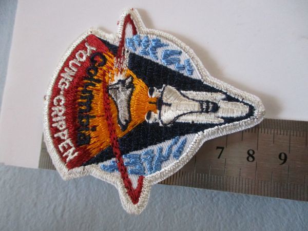 【送料無料】80s スペースシャトル計画『STS-1』Columbia 刺繍ワッペン/AパッチUSAアップリケ宇宙飛行士ロケット コロンビア U1_画像8