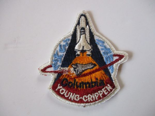 【送料無料】80s スペースシャトル計画『STS-1』Columbia 刺繍ワッペン/AパッチUSAアップリケ宇宙飛行士ロケット コロンビア U1_画像1