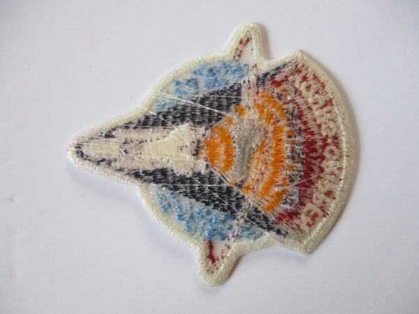 【送料無料】80s スペースシャトル計画『STS-1』Columbia 刺繍ワッペン/AパッチUSAアップリケ宇宙飛行士ロケット コロンビア U1_画像4