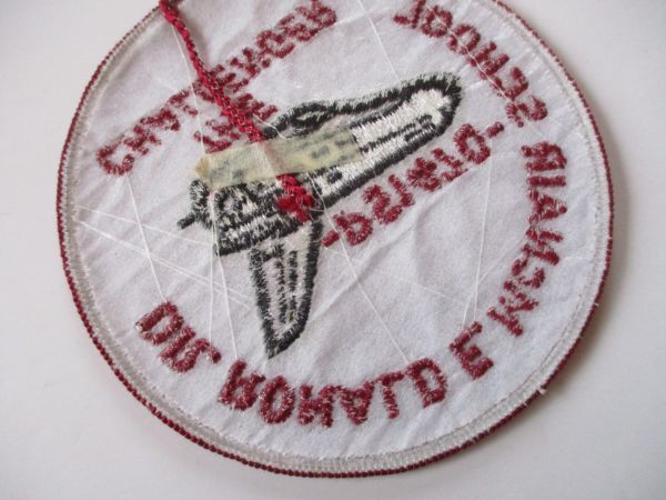 【送料無料】90s スペースシャトル宇宙飛行士『ロナルド・アーヴィン・マクネイア』チャレンジャーSTS-51-L刺繍ワッペン/Ronald McNair U1_画像6