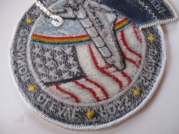 【送料無料】80s NASAスペースシャトル計画『STS-61-B』アトランティス刺繍ワッペン/パッチUSAアップリケ宇宙飛行士ロケットJAXA宇宙船 U2_画像5