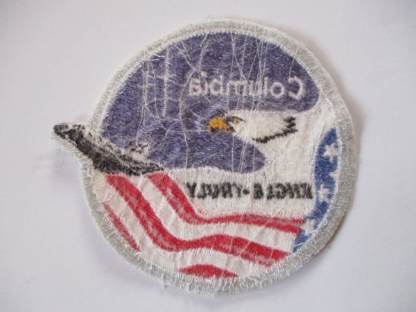 【送料無料・中古】80s スペースシャトル『STS-2』コロンビア号COLUMBIA刺繍ワッペン/パッチUSAアップリケ宇宙飛行士ロケットJAXA宇宙船 U2_画像4
