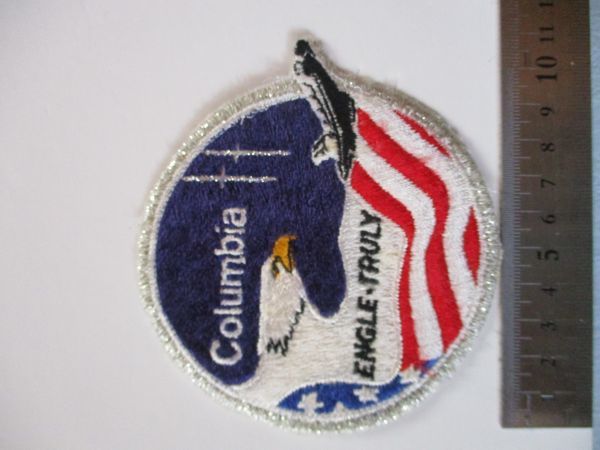 【送料無料・中古】80s スペースシャトル『STS-2』コロンビア号COLUMBIA刺繍ワッペン/パッチUSAアップリケ宇宙飛行士ロケットJAXA宇宙船 U2_画像10