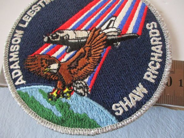 【送料無料】80s NASAスペースシャトル『STS-28』コロンビア号COLUMBIA刺繍ワッペン/パッチAアップリケ宇宙飛行士ロケットJAXA宇宙船 U2_画像8