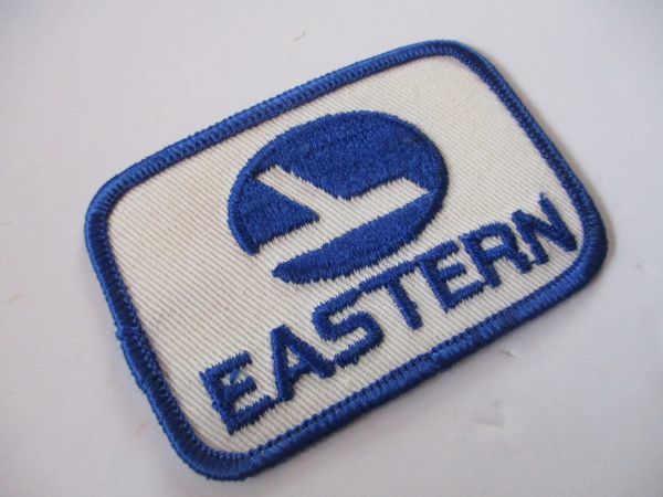 【送料無料】80s イースタン航空『EASTERN』刺繍 ワッペン/Big4ジェット旅客機ビンテージ飛行機パイロット航空会社アップリケ航空パッチ H1_画像2