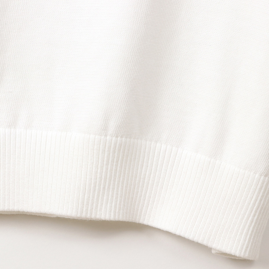 ◆新品 Champion GOLF チャンピオン ゴルフ クールマックス ニット 半袖 ポロシャツ メンズ M ホワイト 白 定価15,180円 セーター cool maxの画像5