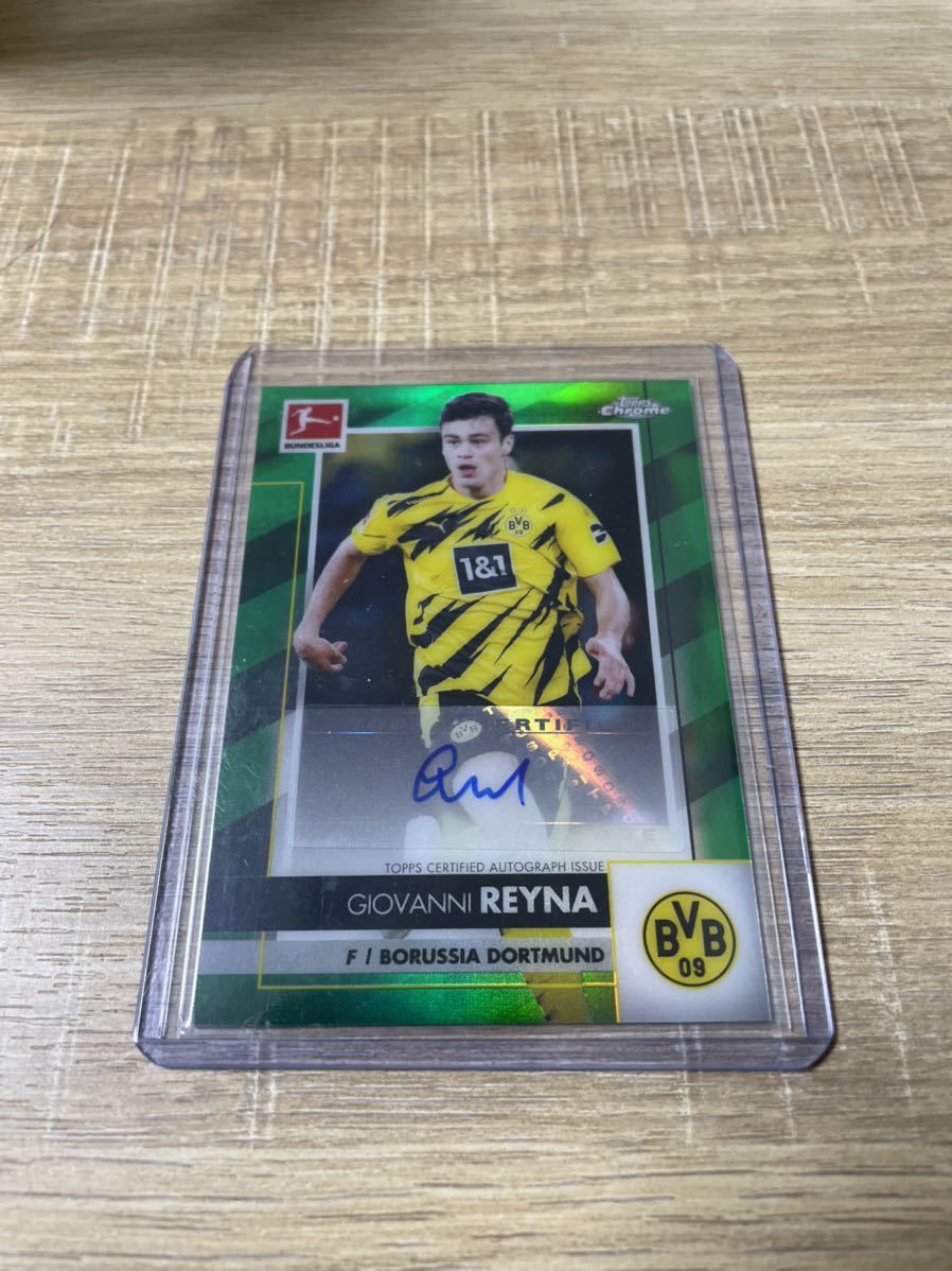 初売り】 2020-21 Topps MERLIN Giovanni Reyna グリーン