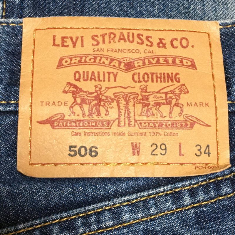 《郵送無料》■Ijinko◆リーバイス ( Levi's ) 506 W:29 L:34デニムジーンズ_画像5