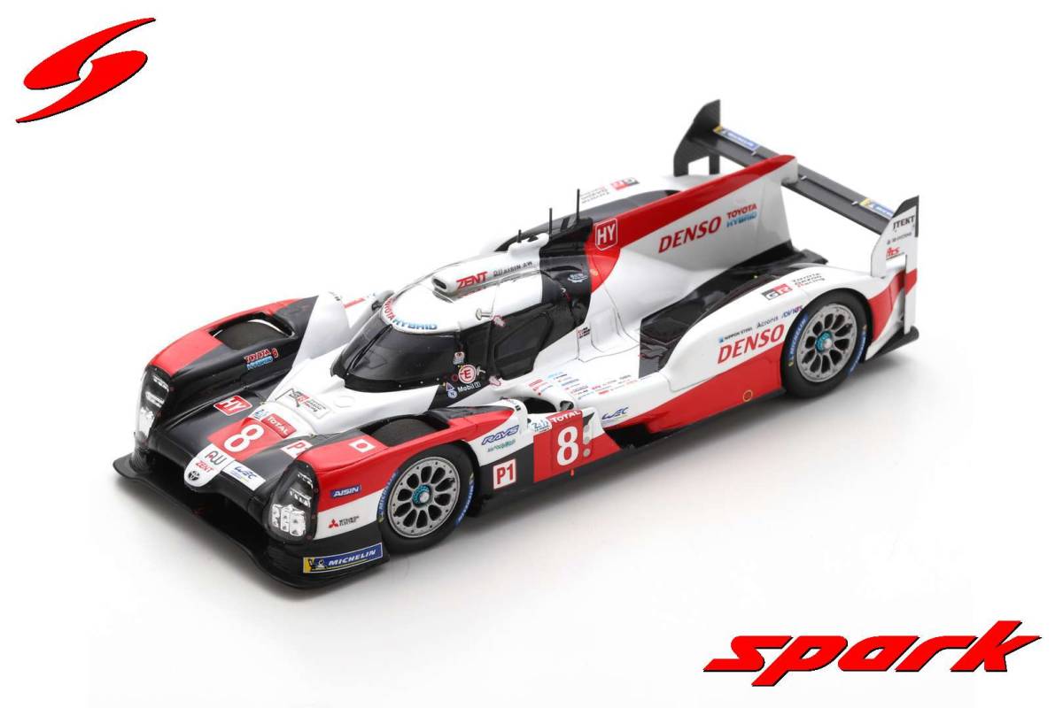 □スパークモデル 1/43 2020 トヨタTS050 ハイブリッド #8 ルマン24h