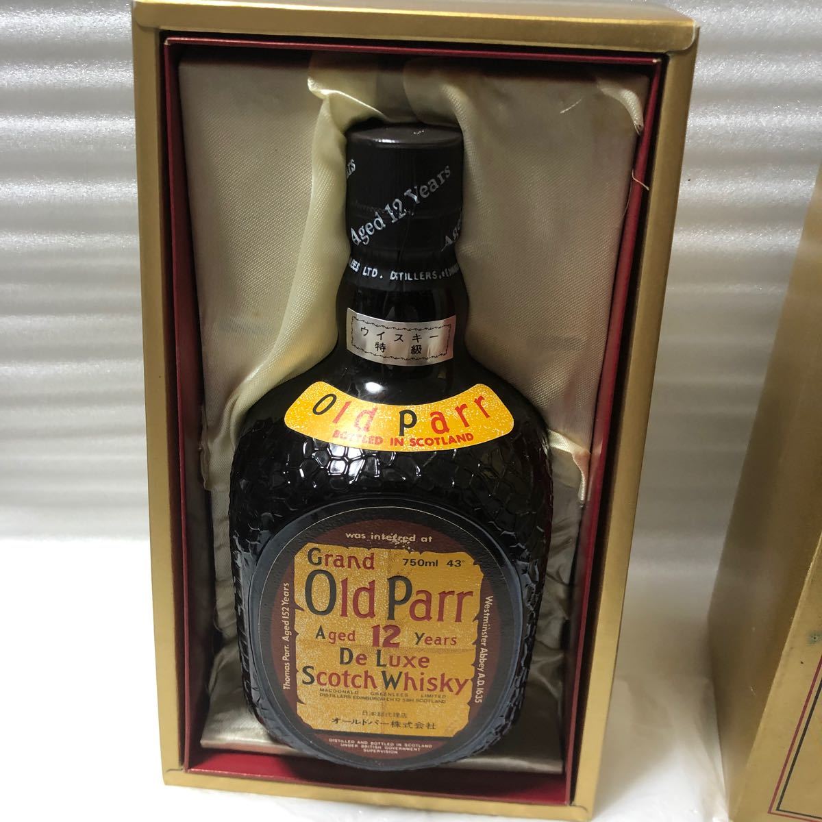 31-1古酒未開栓 特級30年以上前のオールドパー12年 デラックス 31-1古酒未開栓 特級30年以上前のオールドパー12年 デラックス