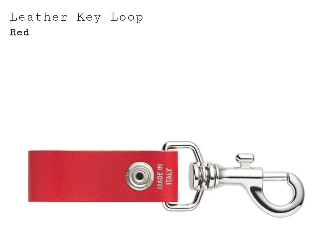 Supreme Leather Key Loop Red 2021 spring/summer シュプリーム レザーキーループ レッド 赤 Made  In ITALY イタリア製 牛革天然皮革新品 product details | Yahoo! Auctions Japan proxy  bidding and shopping service | FROM JAPAN