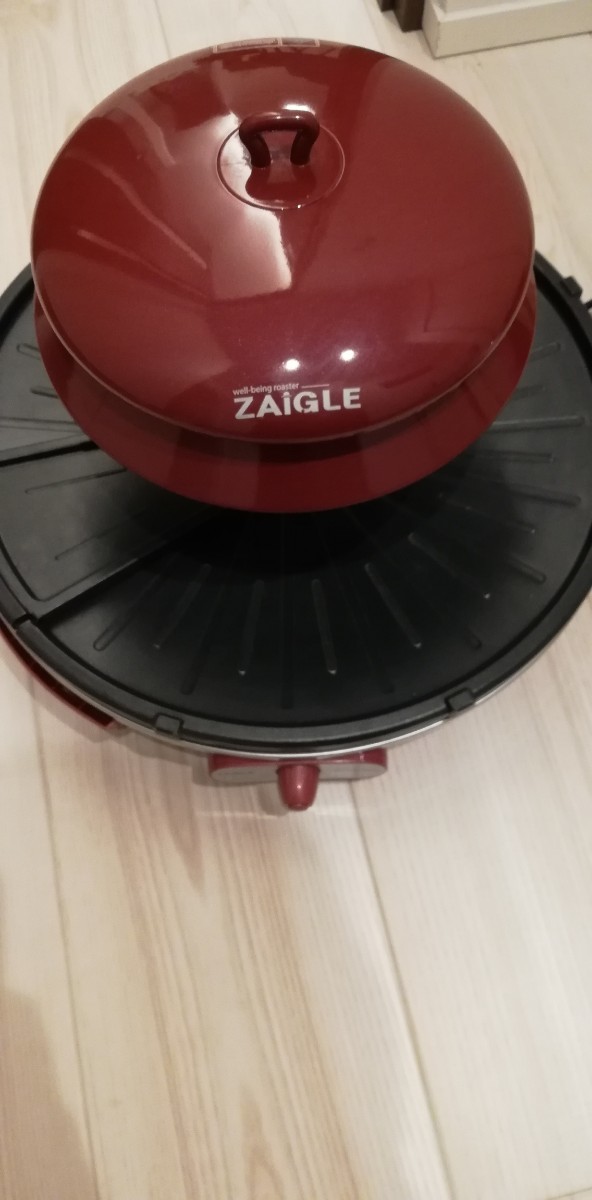 ZAIGLE ザイグルグリル ザイグル レッド ホットプレート　無煙ロースター