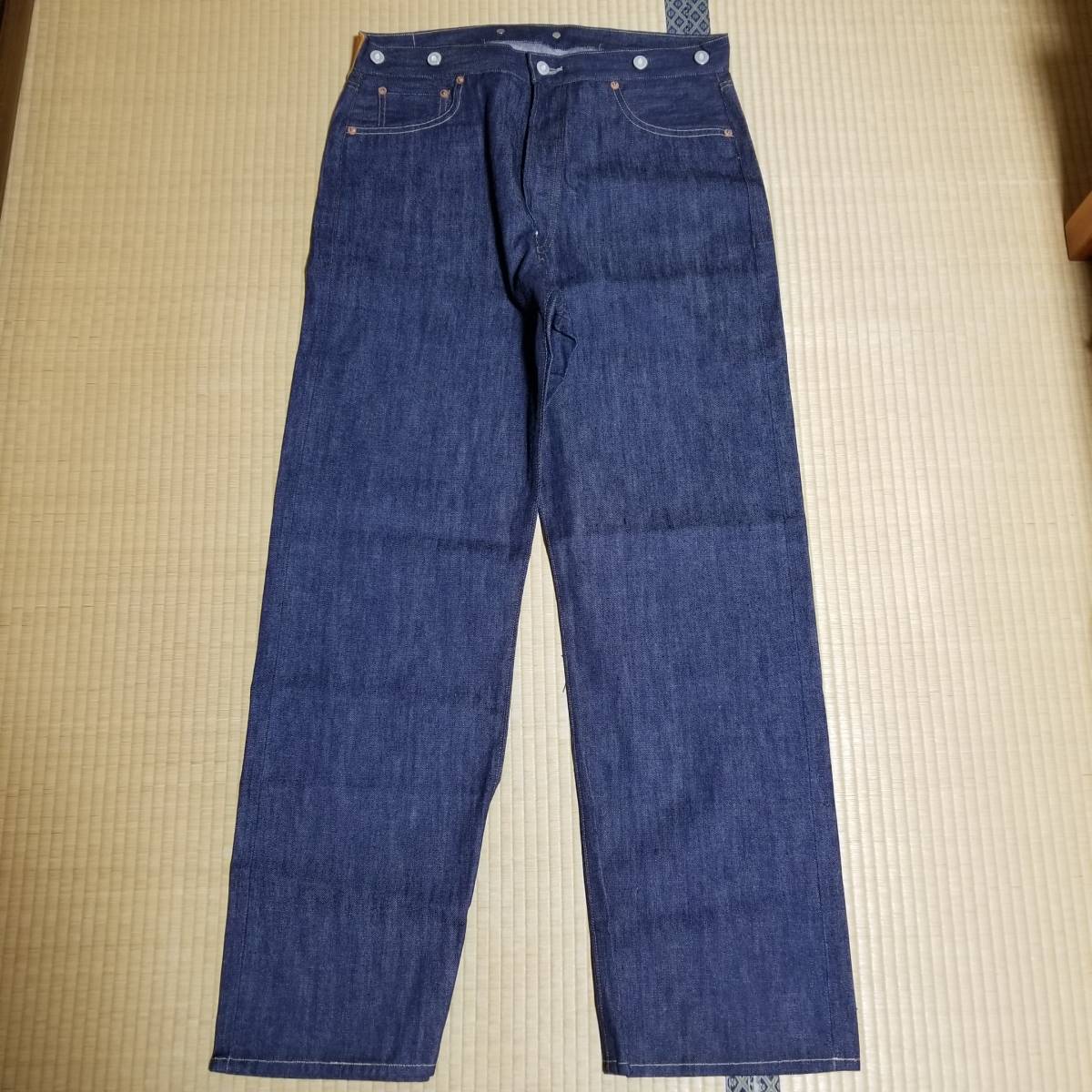 米国製　リーバイス　501XX　1915年モデル　15501-0008　W34　LEVI'S VINTAGE CLOTHING　501　LEVIS　LVC　復刻　34　ジーンズ　1915_フロント