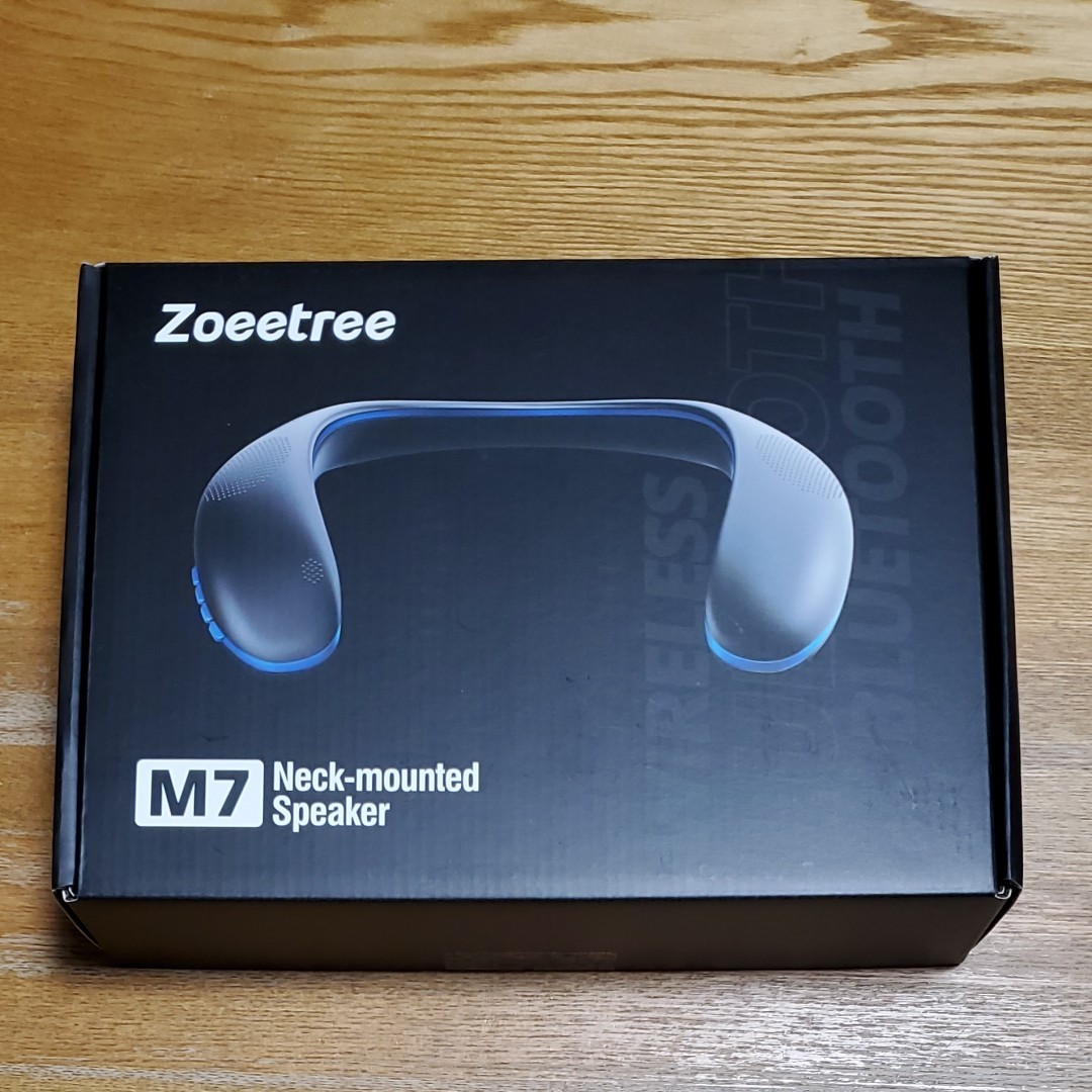 ZoeeTree M7 ウェアラブルネックスピーカー Bluetooth 3Dサウンド 未使用品 送料無料