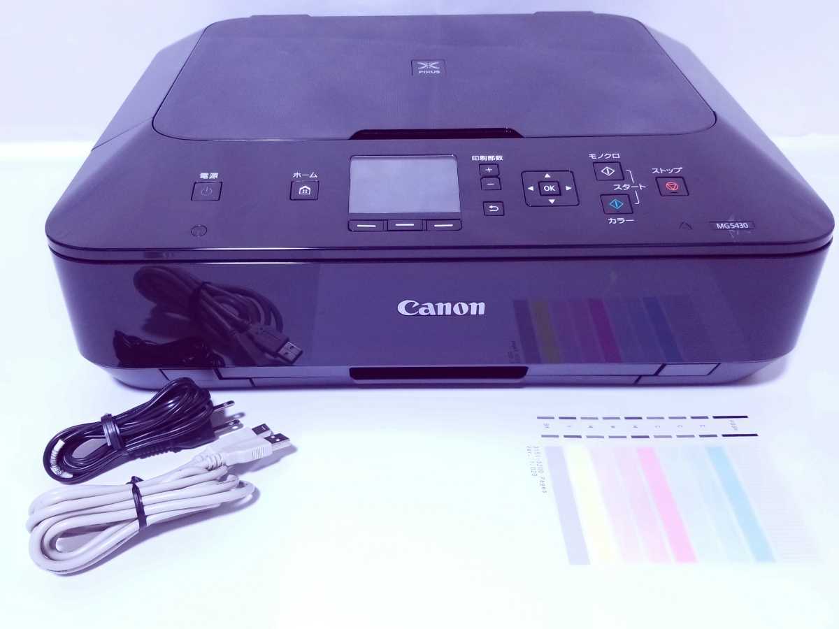 大容量純正インク　総印刷枚数3200枚　全額返金保証付　Canon インクジェットプリンター 複合機 MG5430